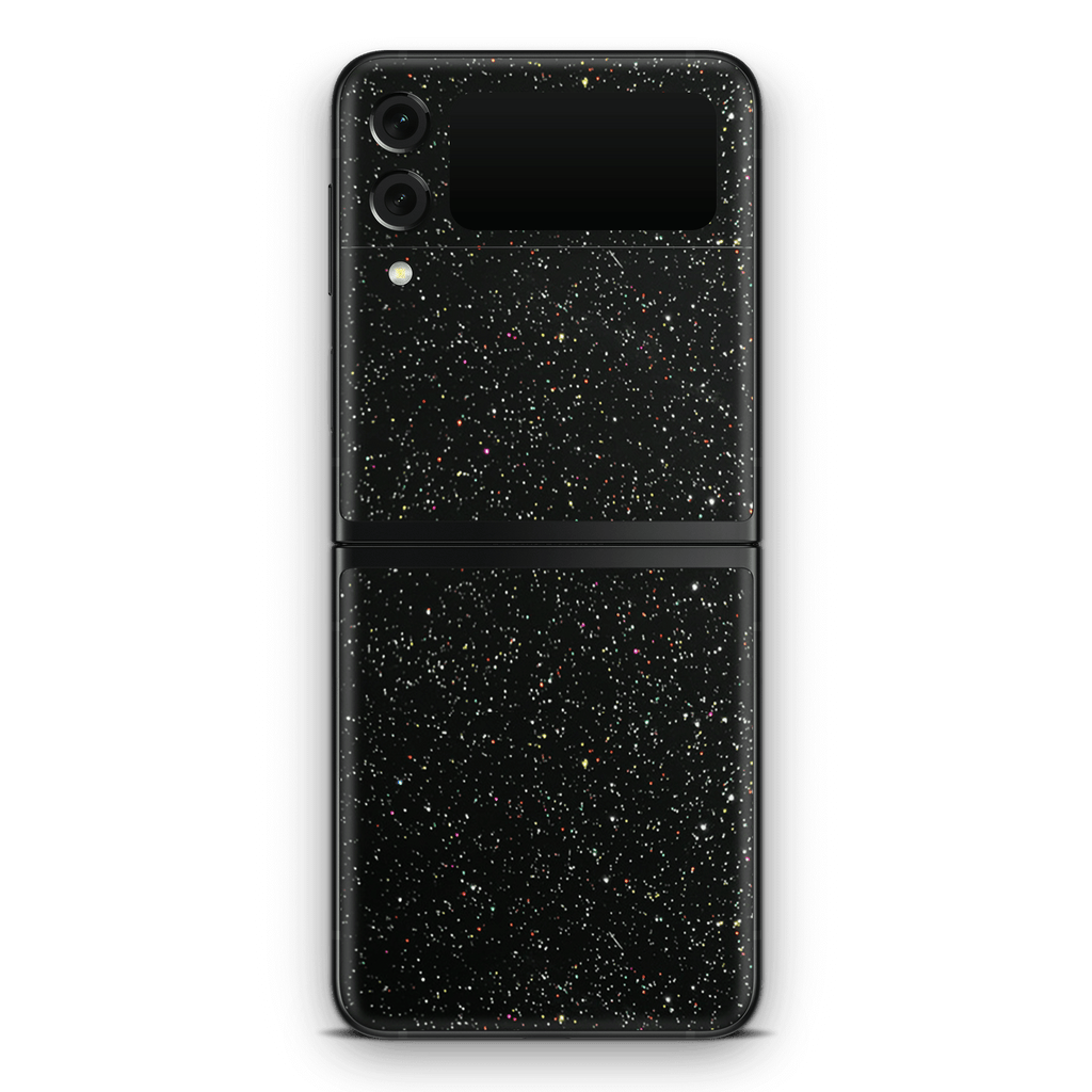 Galaxy Space Black Wraps | Samsung Galaxy Z Flip Series